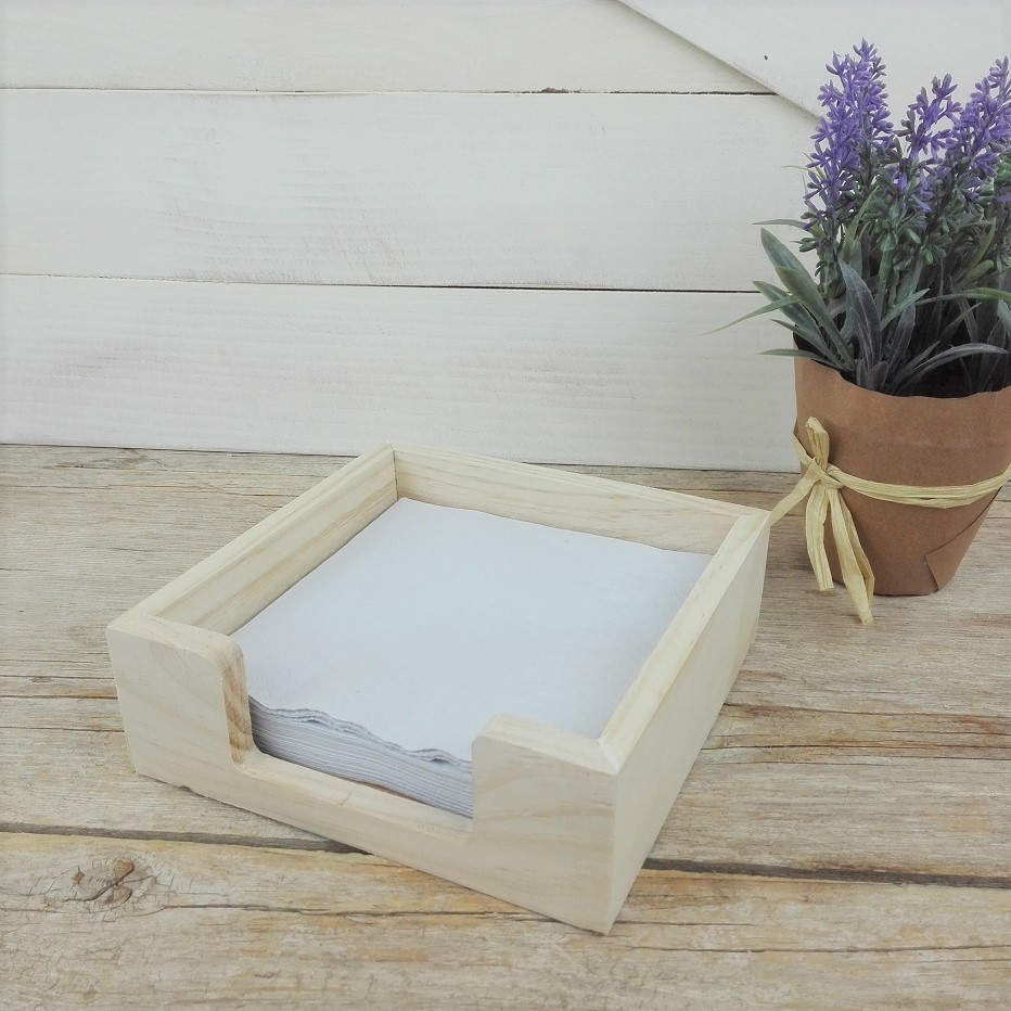 Servilleteros de madera para hostelería